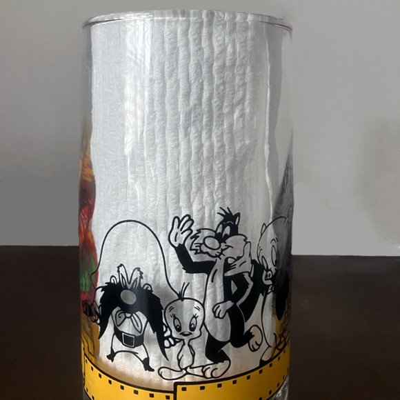 Vintage 1990 Warner Bros Happy Birthday Bugs Bunny 50th Anniversary Glasses - Picture 3 of 5